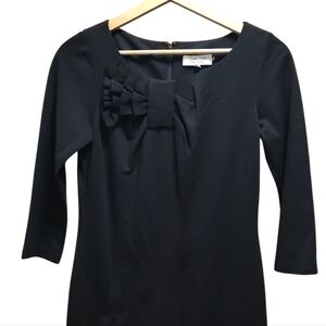 Sz 8 Black Teri Jon Sport Sheath Dress City Chic